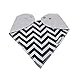 Mittagong Unisex Cotton Baby Bandana Drool Bib with Snaps for Boys Set of 4