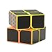 Twister.CK 2x2 Carbon Fiber Speed Cube, Durable with Vivid Color and Carbon Fiber Sticker, Smooth Magic Cube Puzzles, Brain Teasers for All Ages