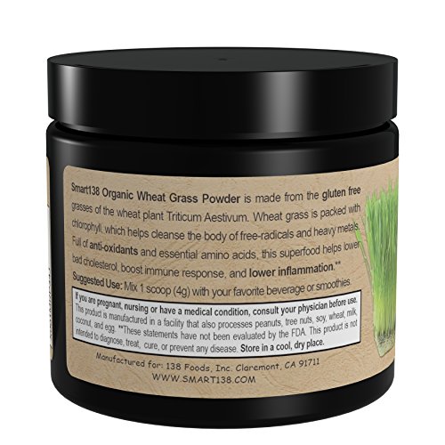 Pure Organic Wheat Grass Powder (200g / 50 Servings) - Thumbnail 2