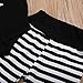 Little Brother Big Sister Toddler Baby Boy Girl Long Sleeve Matching Clothes Romper T-Shirt Tops Dress Outfits, Stripe Pants and Hat for Baby Boy Only (0-6 Months, Little Brother Sets)
