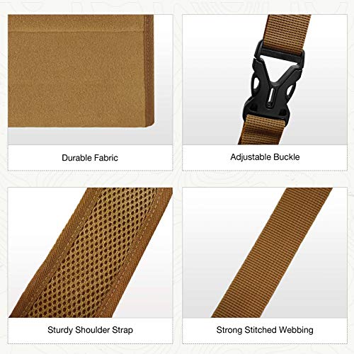 TIDEWE Bino Harness with Rangefinder Pouch & Rain Cover, Durable