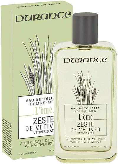 Durance L'Ome Eau de Toilette For Men 100ml Vetiver Zest Woody Aromatic