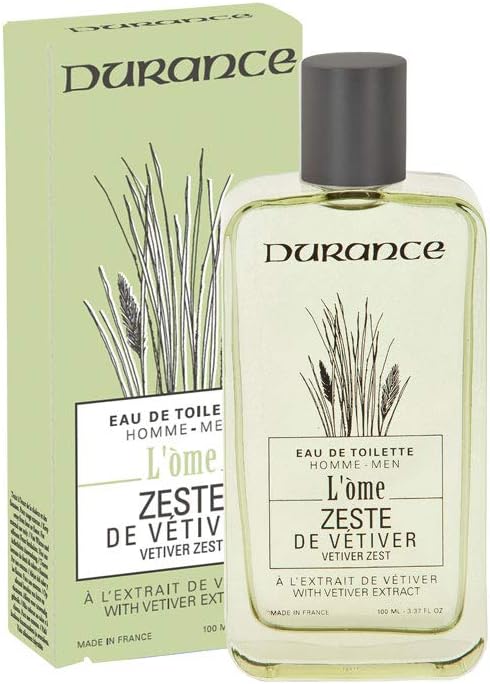 Durance L'Ome Eau de Toilette For Men 100ml Vetiver Zest Woody Aromatic