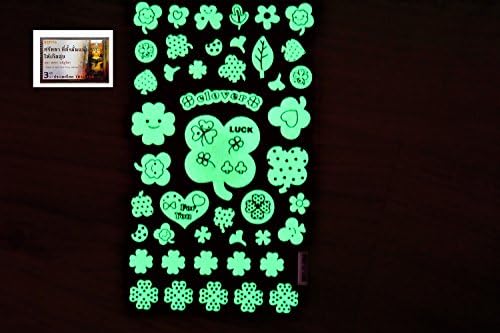 PertidStar Glow In The Dark Stars Wall Stickers CorverLucky for Starry Sky, Perfect For Kids Bedding Room or Birthday Gift ,Beautiful Wall Ceiling Decals Perfect For Baby Nursery Bedroom Decor,Set 38