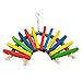 BWOGUE Colorful Wooden Bird Toys for African Greys Parrots Cage Chewing Toy,Largethumb 3
