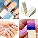 KeyZone 1 Set Nail Art Gradient Sponge Stamp Stamper Shade Transfer Template Polish Manicure Tool Nail Picking Dotting Gradient Nail Art Stamping Kit