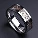 King Will Dragon 8mm Rose Gold Plated Celtic Dragon Tungsten Carbide Wedding Band Ring Comfort Fit 10