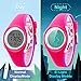 Kid Watch Sport LED Alarm Stopwatch Digital Child Quartz Wristwatch for Boy Girl Camouflage Dark A