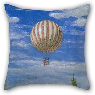 MeiGi Cushion Cases 20 X 20 Inches / 50 By 50 Cm(two Sides) Nice Choice For Play Room Pub Bedroom Relatives Bedroom Chair Oil Painting Szinyei Merse, PÃ¡l - The Balloon