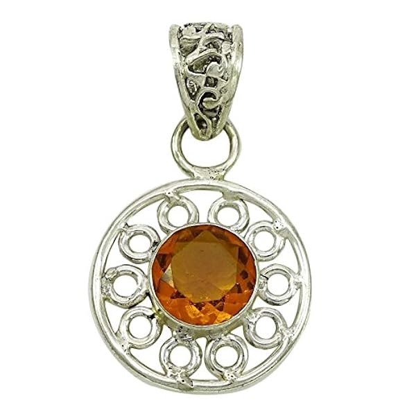 Banithani ファッション シルバーメッキ 新しい独占ペンダント インディアンジュエリー 女性へのギフト