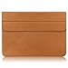 New Macbook 12 inch Case Sleeve with Stand, OMOTON Wallet Sleeve Case for New Macbook 12 inch, Ultrathin Carrying Bag with Stand, Brown