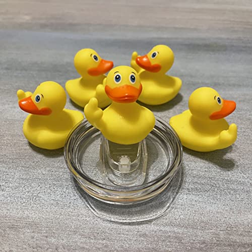 YOSIDI Rubber Duck,Rubber Duck The Finger, Bath Duck,Finger Duck, Car ...