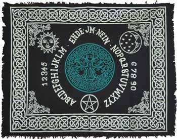 Fortune Telling Toys Ouija Board Talking Spirit Board Tree of Life Altar Cloth 24" x 30"