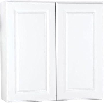Amazon Com Hampton Bay 30x30x12 In Wall Cabinet In Satin White