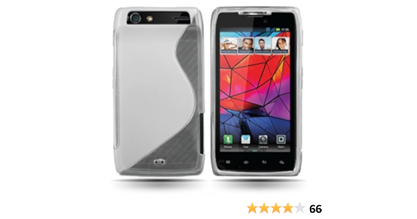 Amazon Com Clear Crystal Phone Case For The Motorola Droid Razr Cell Phones Accessories