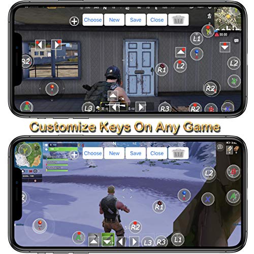 Mobile Game Controller, Megadream Wireless Key Mapping Gamepad Joystick