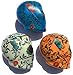 Squishies Day The Dead Sugar Skulls | Pack of 3 Large Slow Rising Dough Squishy | Jumbo Cream Scented Brilliant Colors | Celebrate Dios De Los Muertos | Great Cheap Prime Toy Package