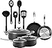 Utopia Kitchen 13-Piece Kitchen Cookware Set - Pots and Pans Set with Cooking Utensils - Double Nonstick Coating