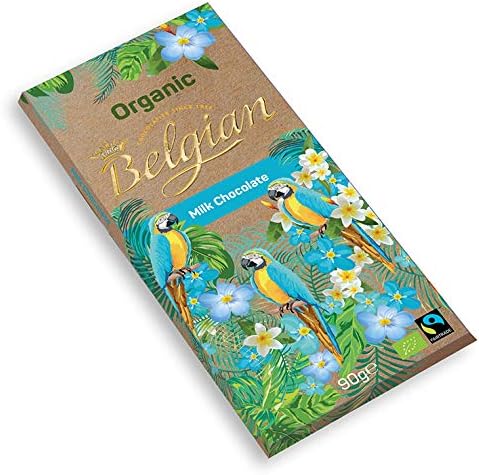 Belgian Organic Milk Chocolate Bar, 90g