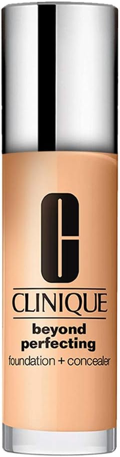 Clinique Beyond Perfecting Liquid Lightweight Full-Coverage Foundation + Concealer For Dry Combination To Oily Skin Types - Image 5