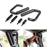 SUPAREE Black Grab Bar Front Grab Handle for Jeep Wrangler JK Sahara Sport Rubicon X & Unlimited 2/4 Door 2007-2017 Pair