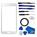 MMOBIEL Front Glass for Samsung Galaxy NOTE 3 N900 N9000 N9005 (White) Display Touchscreen incl 12 pcs Tool Kit / Pre-cut Sticker / Tweezers/ Adhesive Tape / Suction Cup / Wire / cleaning cloth