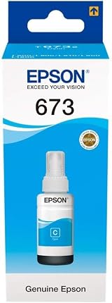 Epson EcoTank T6732 Cyan Ink Bottle 70ml Genuine Replacement Ink view 1