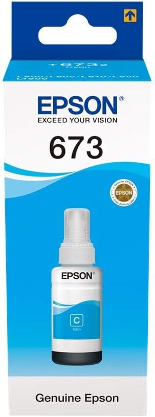 Epson EcoTank T6732 Cyan Ink Bottle 70ml Genuine Replacement Ink