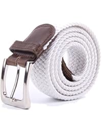 Canvas Elastic Fabric Woven Stretch Multicolored Braided Belts 2041-WT-S