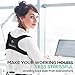 Ravista Posture Corrector Brace for Women Men - Medical Adjustable Shoulder & Clavicle Back Support with Comfort Strap - Wearable Under Clothes - Improve Office Slouching Computer Sitting Position
