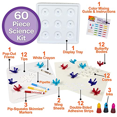 Crayola Paper Butterfly Science Kit, STEAM Toy, Gift for Kids, Ages 7
