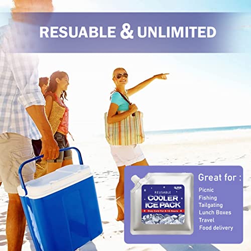 GURIN Cooler Ice Packs Reusable Ice Packs for Lunch Box, Bag, or