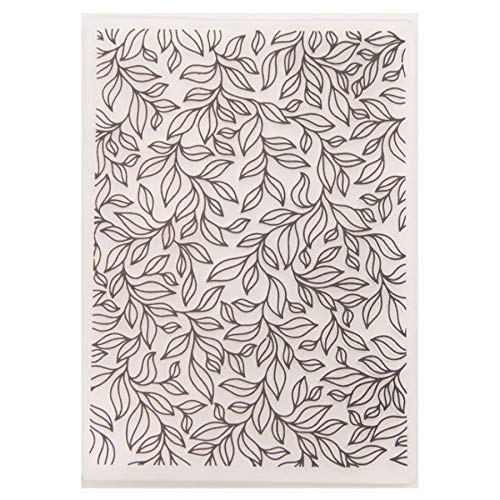 Welcome to Joyful Home 1PC Leaves Background Embossing Folder for Card Making Floral DIY Plastic Scrapbooking Photo Album Card Paper DIY Craft Decoration Template Mold