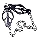 YiFeng Nipple Clamps Breast Clips w/Metal Chain Bondage Restraint Fetish