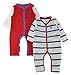 U.S. Polo Assn. Baby Boys' 2 Pack Sleep 'N Play Set, Engine Red, 6-9 Months