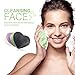 Konjac Sponges 100% Natural Facial & Body Sponge Set for Sensitive Skin, 4 Pack, Bamboo Charcoal/Green Tea/Lavender Essence Face Cleansing Exfoliation (2 Body+2 Facial) (3 pack)