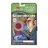 Melissa & Doug On the Go Secret Decoder - Case of the Slippery Flippers (Great Gift for Girls and Boys - Best for 7, 8, 9, 10, 11 Year Olds and Up)