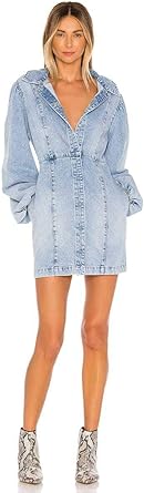 free people lia denim mini dress