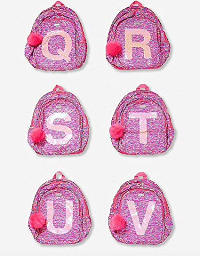 justice letter a backpack