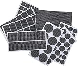 FOOMEXT 129 Pieces Furniture Pads-Heavy Duty Adhesive Rubber Furniture Pads -Best Chair Leg Covers Assorted Sizes Protect Your Hardwood & Laminate Flooring