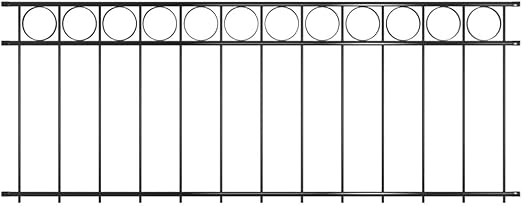 Tidyard Garden Fence Panel Steel Metal Decking Fence Outdoor