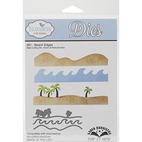 Elizabeth Craft Designs Steel Cutting Die, Beach Edges