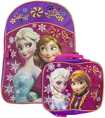 frozen backpack with lunchbox