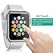 Bovon for Apple Watch Series 4 Screen Protector (40mm), iWatch 4 Case [All Around Protective] [Ultra Clear] [Precise Cut-Out] Soft TPU Cover for New Apple Watch 4-2018 Released (Clear) (Clear)