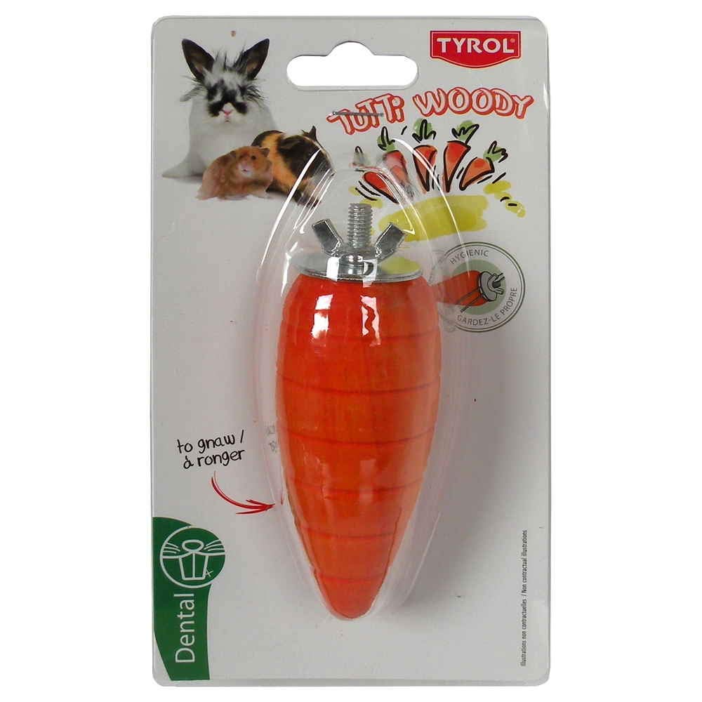 Tyrol Wooden Rodent Carrot Tutti Woody Dental
