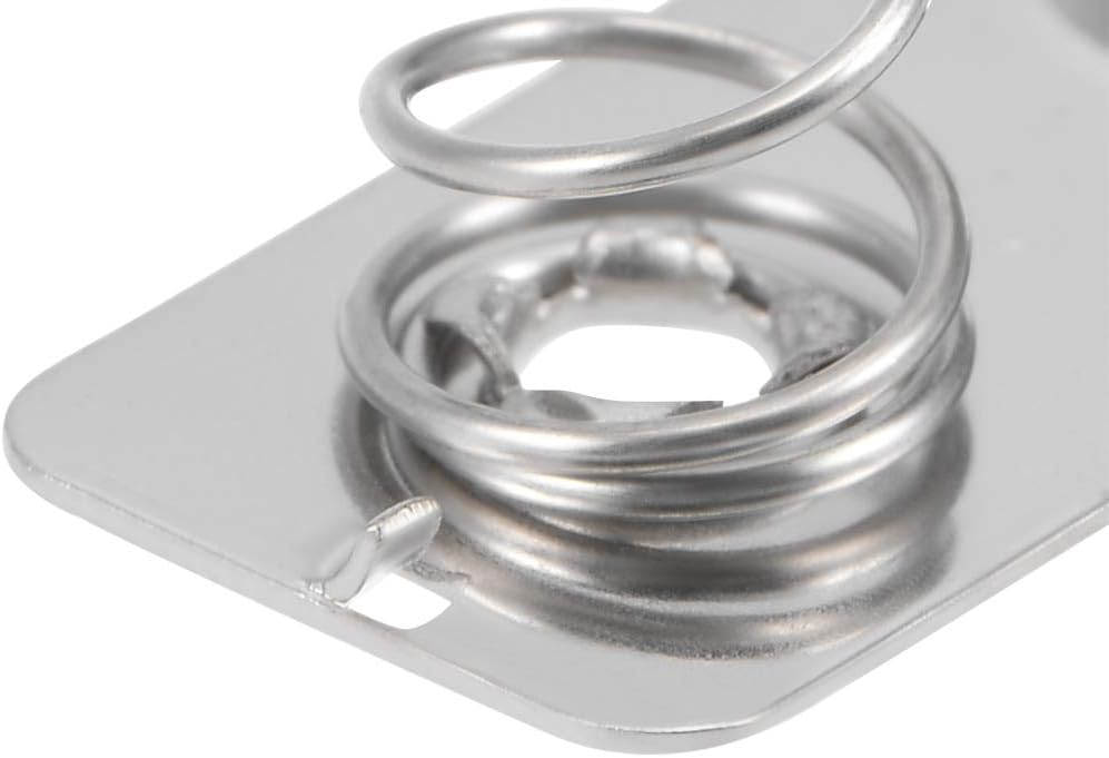 sourcing map 20 Pcs AAA Battery Positive to Negative Conversion Spring Contact Nickel Plate 21mmx9mmx0.3mm - Image 4