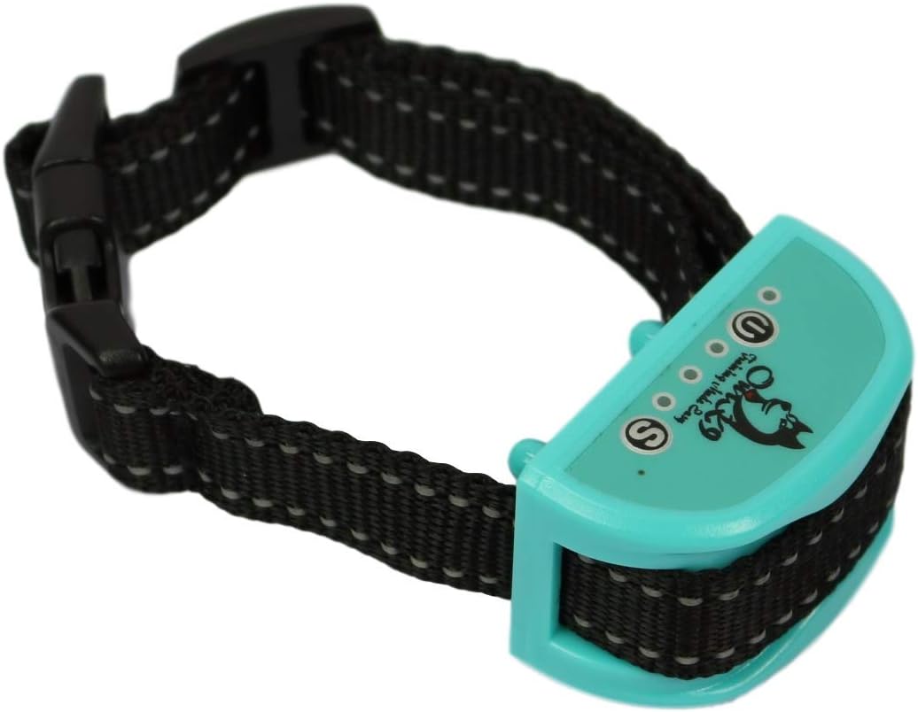 Our K9 Training Made Easy Best Bark Collar for Small Dogs Pain Free Ultrasonic and Vibration Sapphire