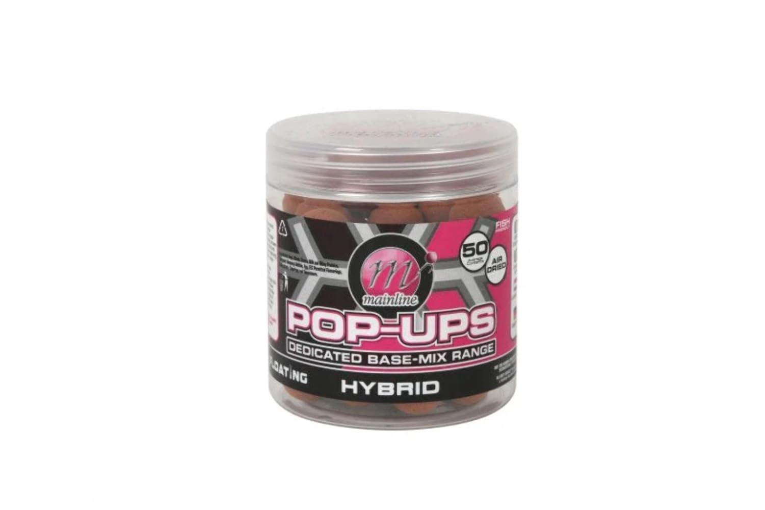 Mainline Dedicated Base Mix Pop Ups 15mm 250ml (Essential Cell)