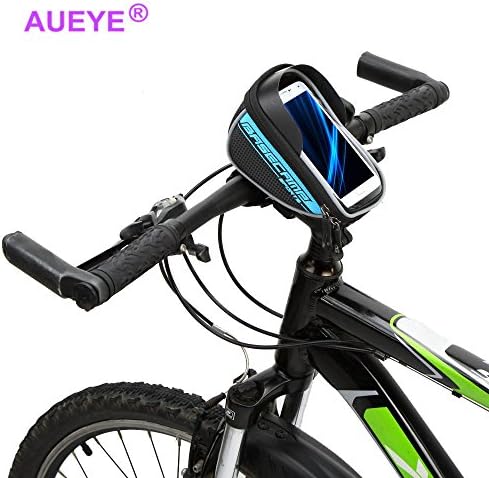 Waterproof Bike Phone Mount Iphone 6S Plus Bicycle Handlebar Bag With Touch Screen Phone Case Front Frame Bag Top Tube Bike Phone Holder Cycling Pannier Pouch For Samsung S7 Screen Under 5.5" Aueye®
