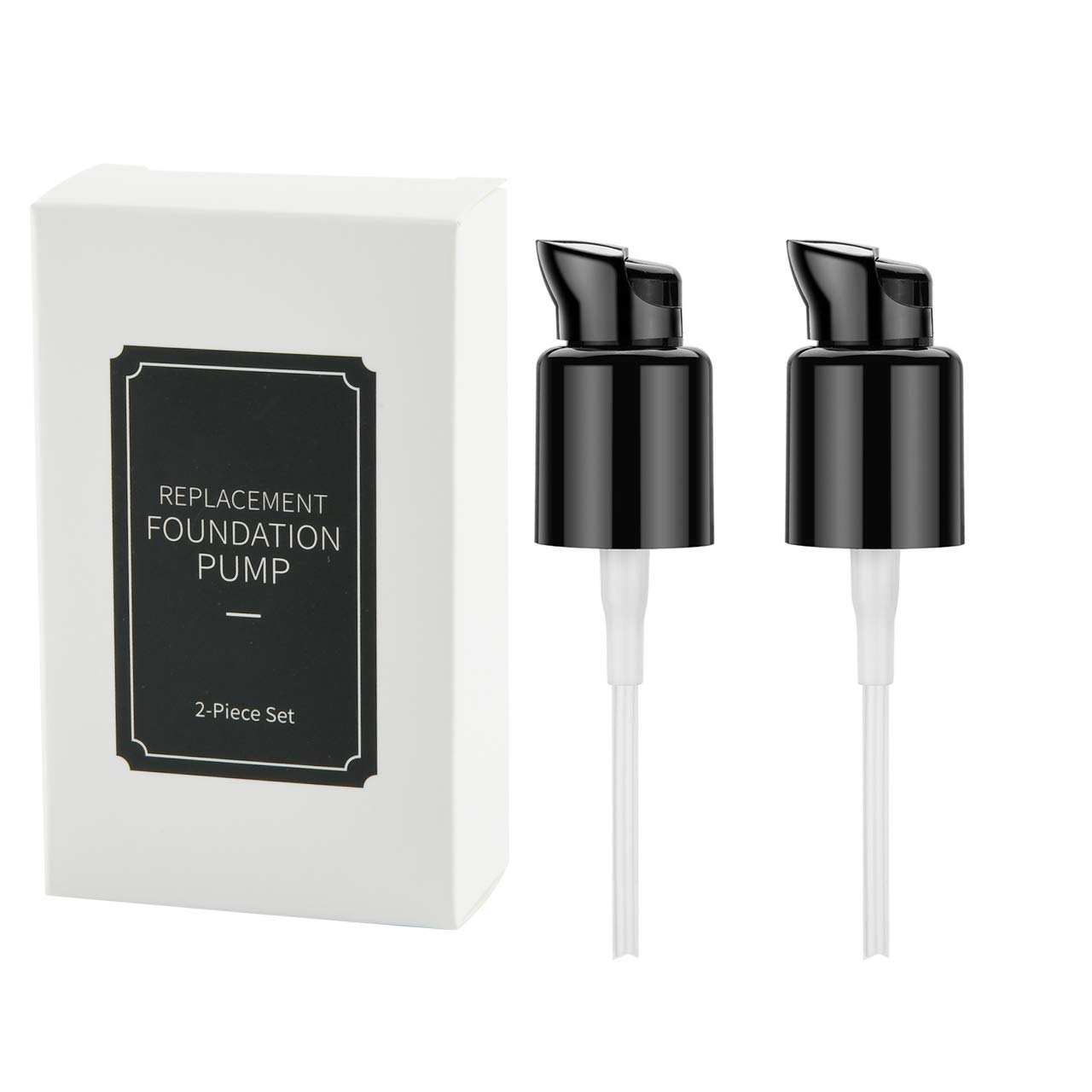 BLUECELL 2pcs Replacement Foundation Pump Compatible With MAC and Estee Lauder Double Wear Foundation